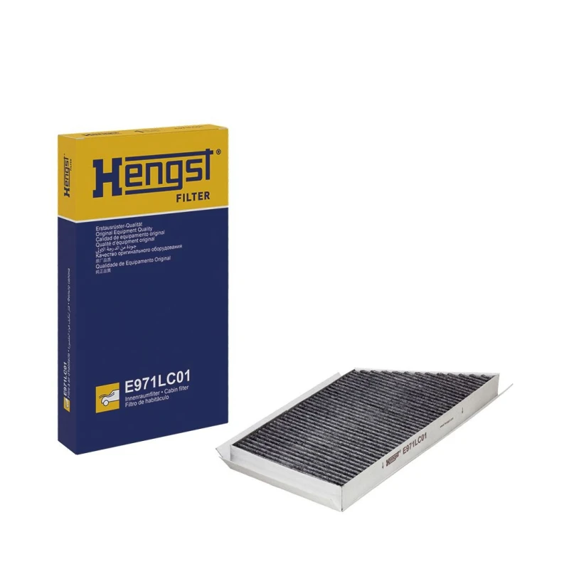 Image of HENGST FILTER E971LC01 Pollen filter Activated Carbon Filter Filter,interior air (424)