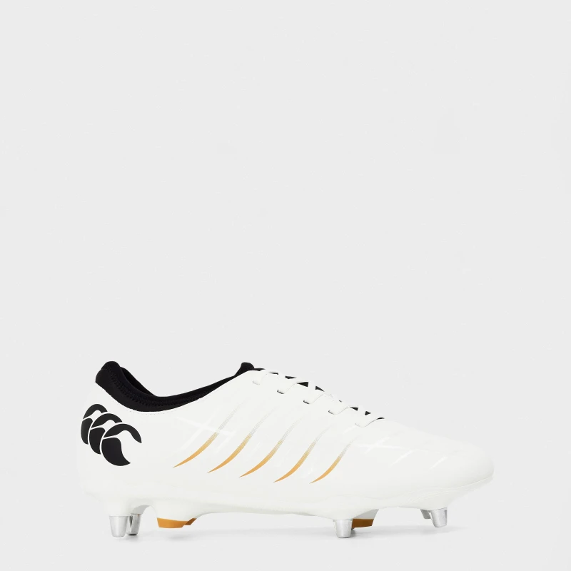 Image of Canterbury Phoenix Team Adults Soft Ground Rugby Boots White male 10 (45)