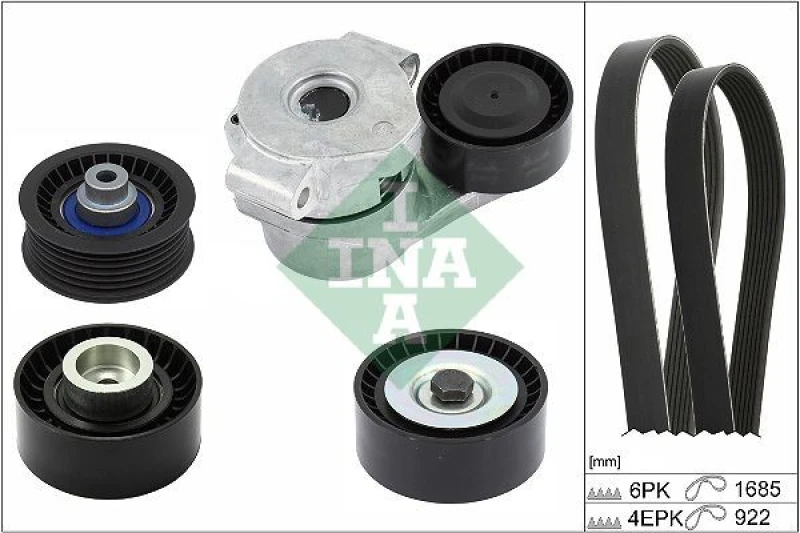 Image of V-Ribbed Belt Set INA 529 0526 10