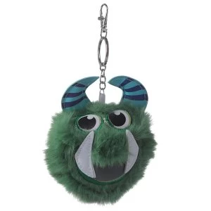 Image of Monstarz Green Monster Pom Pom Keyring
