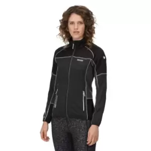 image of Regatta Womens Yare V Stretch Warm Backed Full Zip Jumper 18 - Bust 43' (109cm)