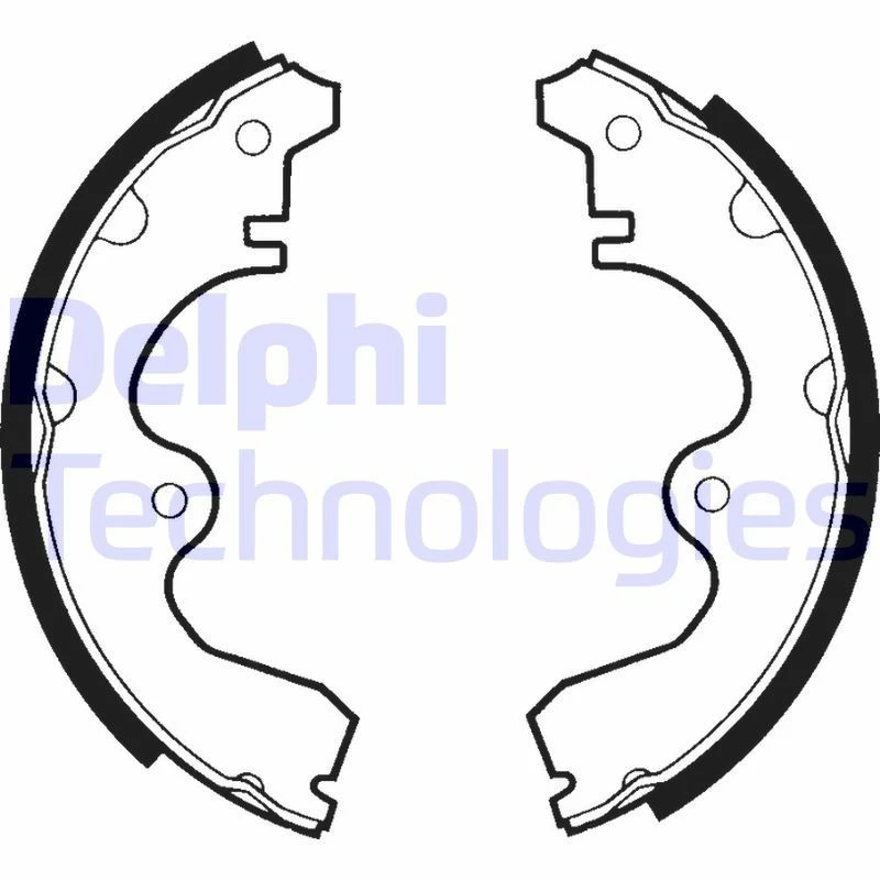 Image of DELPHI Brake Shoe Set DELPHI LS1333