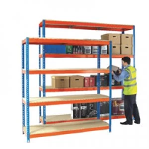 Slingsby Heavy Duty Painted Additional Shelf 1800x900mm OrangeZinc 378859