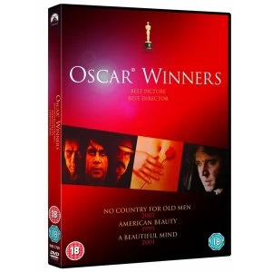 image of No Country for Old Men/ American Beauty/ A Beautiful Mind Oscar Winners Collection DVD