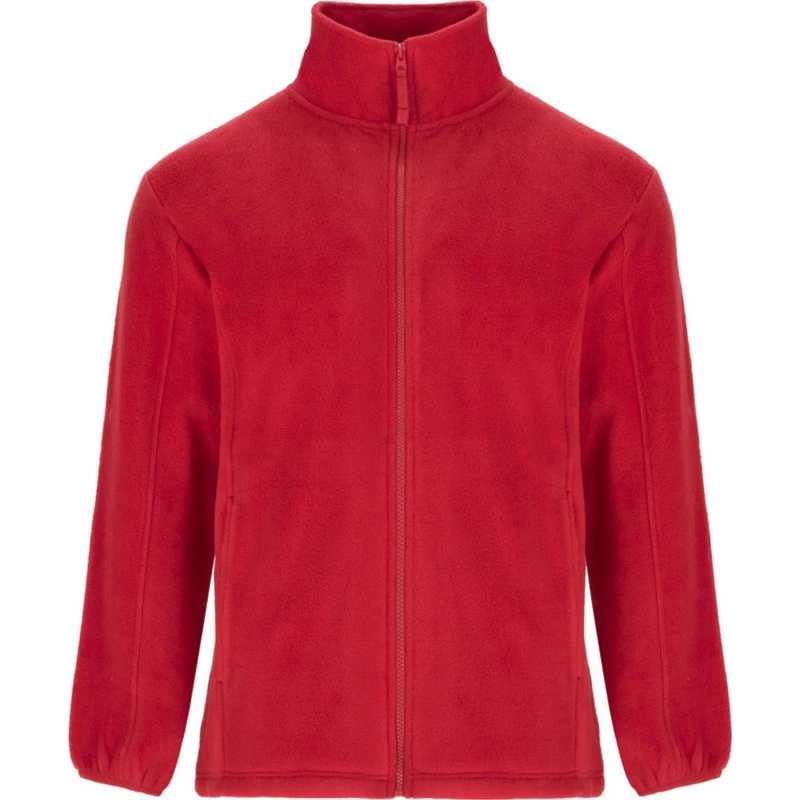 Image of ROLY Artic Full Zip Fleece Jacket in Red Size: 2 Years Red Unisex 2 Years