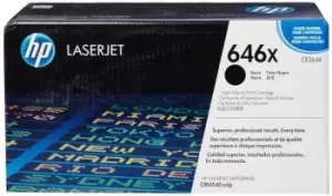 Image of HP 646X Black Laser Toner Ink Cartridge