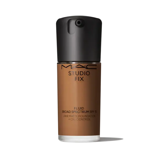 Image of MAC Studio Fix Fluid SPF 15 Foundation - NC60 - Soft-Matte Finish - 24hr Medium-To-Full Coverage - 30ml - MAC Cosmetics