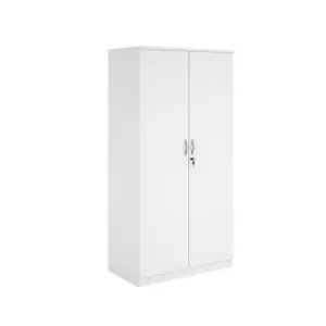 image of Systems double door cupboard 2000mm high - white