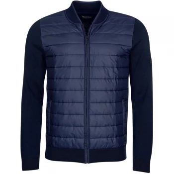 Image of Barbour International Baffle Zip Through - Navy NY39