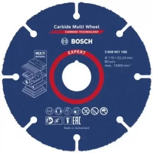Image of Bosch Accessories EXPERT Carbide Multi Wheel 2608901188 Cutting disc (straight) 1 Piece 22.23mm