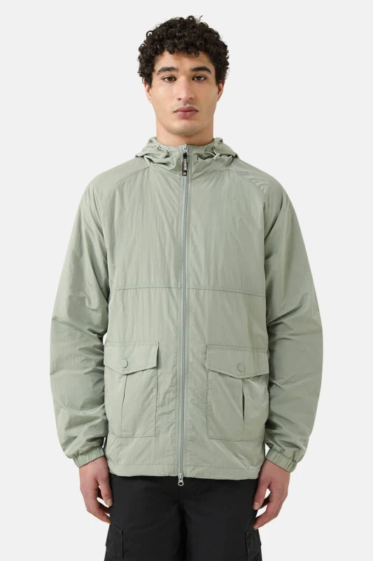 Image of Patrick Mens Chapman Full Zip Jacket in Green Size: Small Green Male S