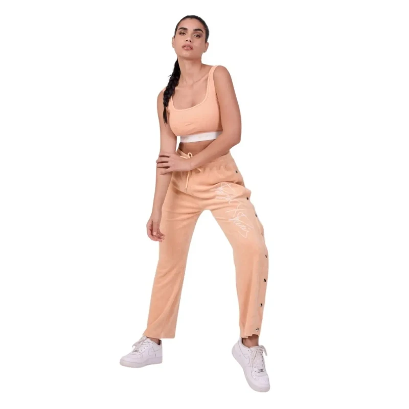 Image of Project X Paris Womens press stud jogging trousers Project X Paris Orange Female XS