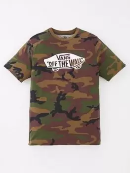 Vans Vans Off The Wall T-Shirt Boys-camo, Camo, Size S=8-10 Years