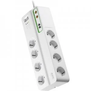 Image of APC by Schneider Electric PMF83VT-GR Surge protection socket strip 8x White PG connector