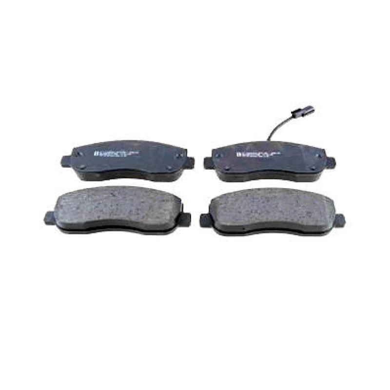 Image of ZIMMERMANN 25147.180.1 Brake pad set Front Axle, incl. wear warning contact, Photo corresponds to scope of supply Brake Pad Set,disc brake (402)