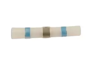 image of Blue Solder Type Heatshrink Butt Connector Pk 100 Connect 30695