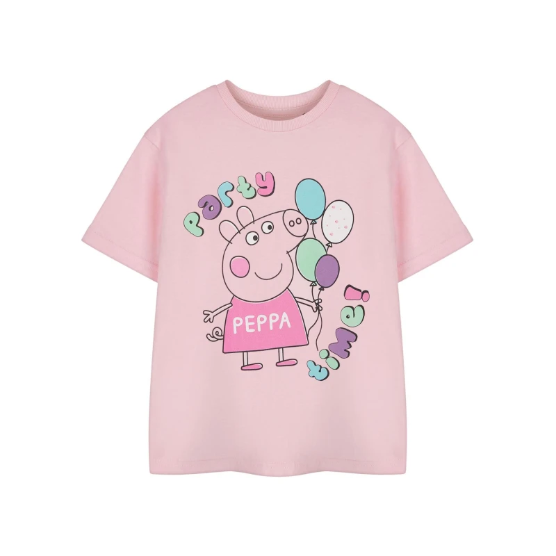 Image of Peppa Pig Short Sleeved T-Shirt Pink