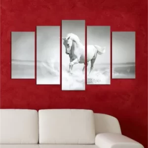 Image of 5PMDF-25 Multicolor Decorative MDF Painting (5 Pieces)