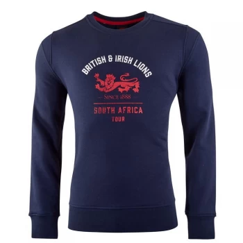Image of Canterbury British and Irish Lions Crew Sweatshirt Mens - Navy