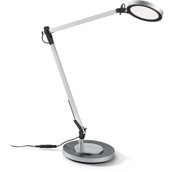 Image of Ideal Lux Futura - LED 1 Light Table Light Aluminium