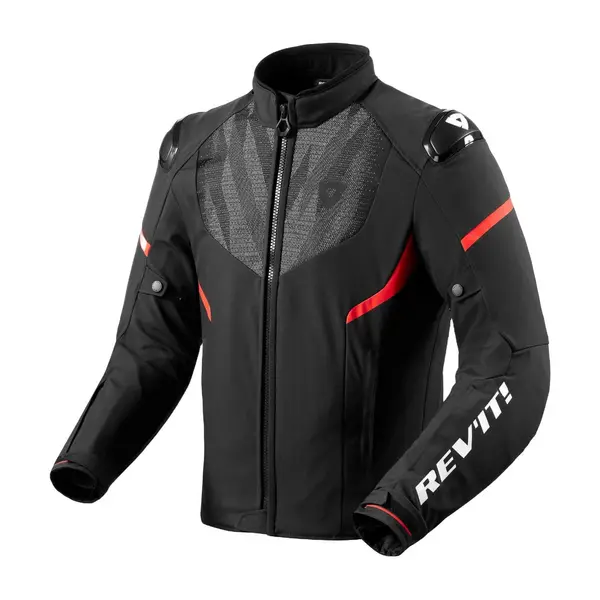 Image of REV'IT! Hyperspeed 2 H2O Jacket Black Neon Red Size 3XL
