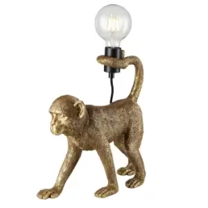Image of Capuchin Table Lamp Vintage Gold Paint
