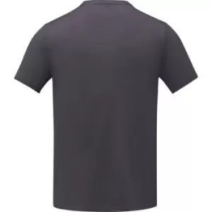 image of Elevate Mens Kratos Cool Fit Short-Sleeved T-Shirt (XS) (Storm Grey)