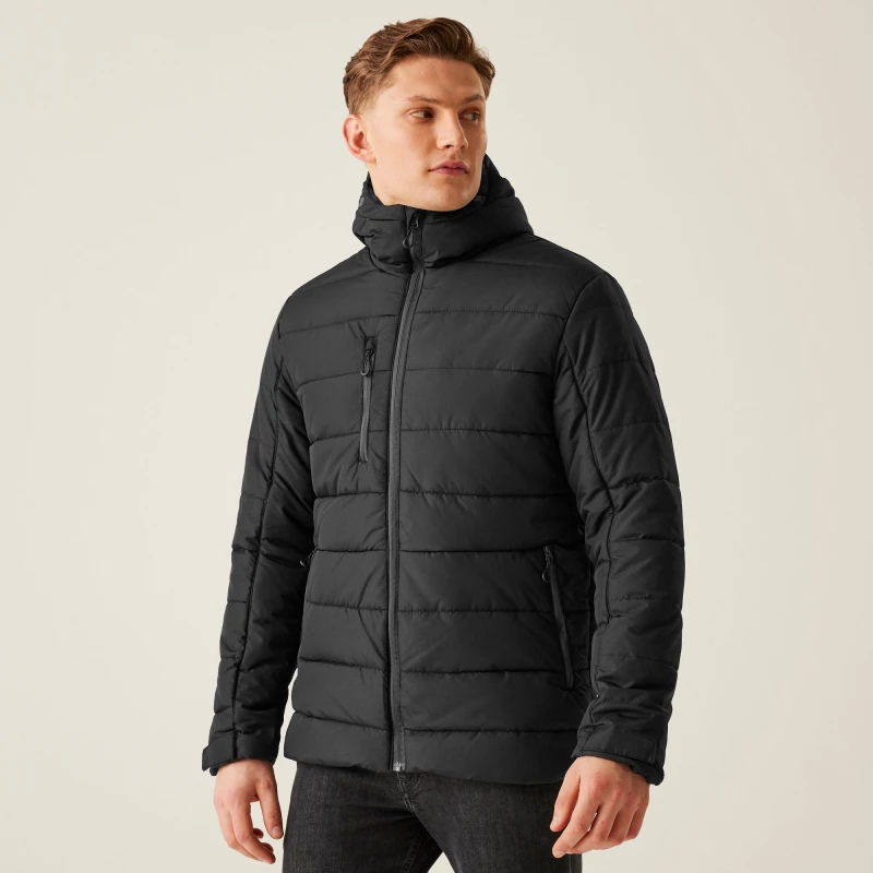 Image of Regatta Regatta Men 'Navigate' Thermal Jacket in Black Size: Small Black S Male 5063019154954