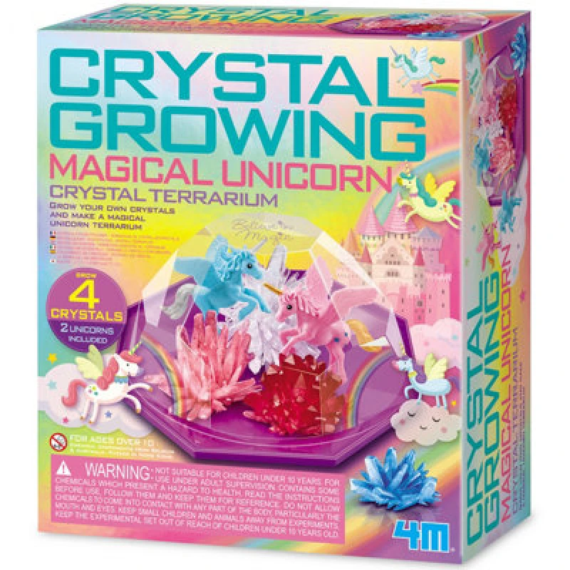 Image of 4M Crystal Growing - Magical Unicorn Crystal Terrarium
