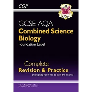 Image of New 9-1 GCSE Combined Science: Biology AQA Foundation Complete Revision & Practice with Online Edn Paperback /...