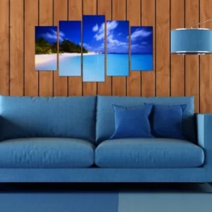 Image of 5PMX-058 Multicolor Decorative MDF Painting (5 Pieces)