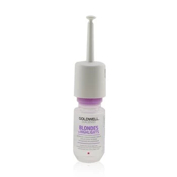Image of GoldwellDual Senses Blondes & Highlights Intensive Conditioning Serum (Color Lock For Blonde Hair) 12x18ml/0.6oz
