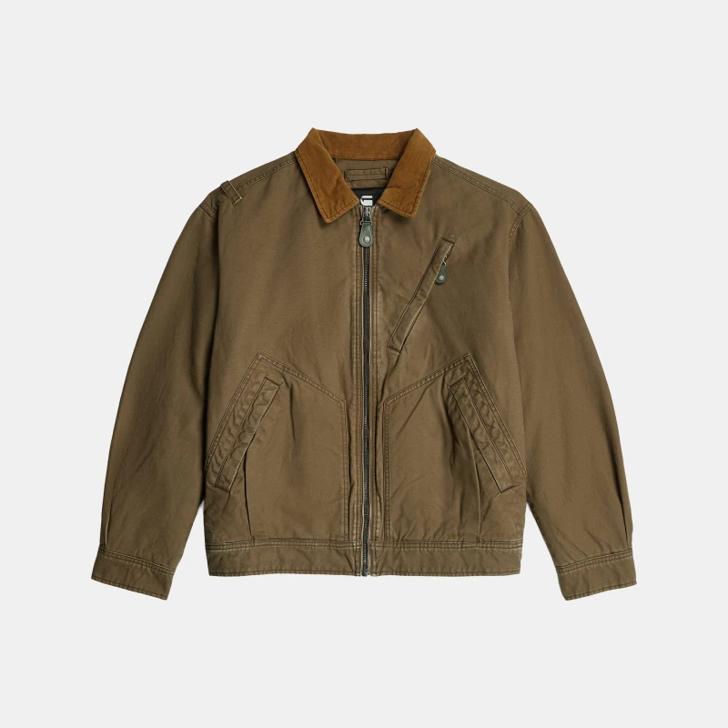 Image of G Star Mens Worker Utilitarian Overshirt Sand male Small