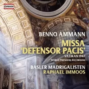 image of Benno Ammann Missa Defensor Pacis by Benno Ammann CD Album