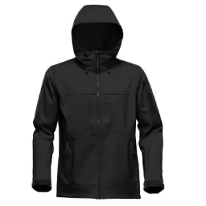 image of Stormtech Womens/Ladies Epsilon 2 Soft Shell Jacket (XL) (Black/Graphite)