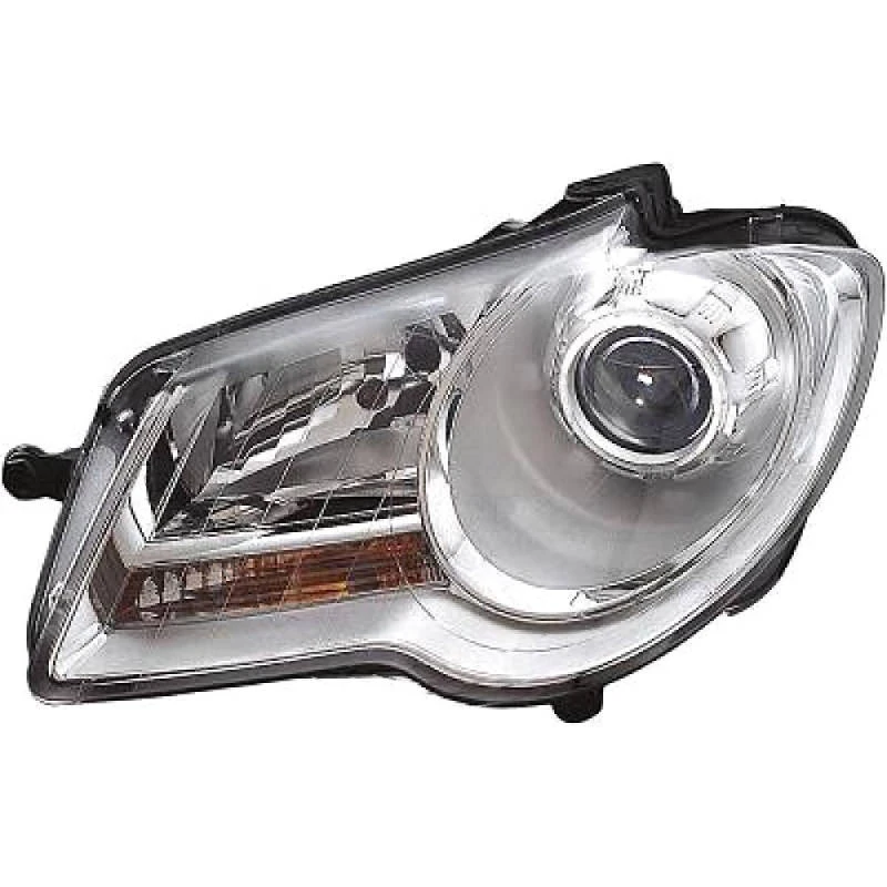 Image of DIEDERICHS 2295187 Headlights H7/H7, Left, with motor for headlamp levelling Headlight (259)