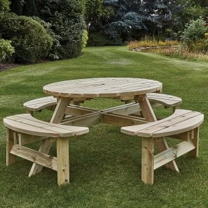 image of Woodshaw Appleton Round Picnic Bench