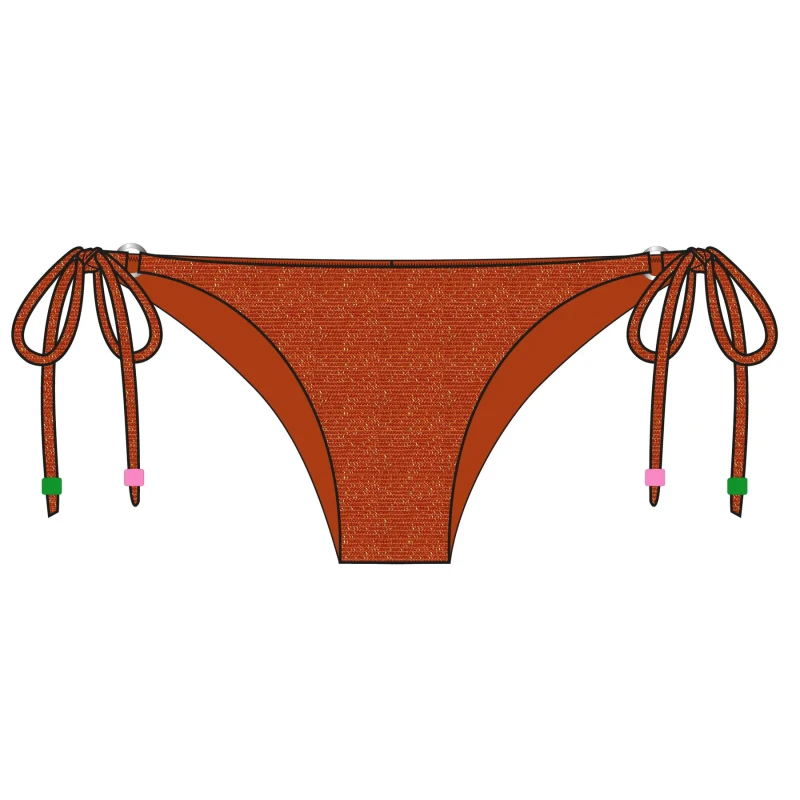Image of banana moon Womens swimsuit bottoms Banana Moon Lina Seaglitter Orange Female L