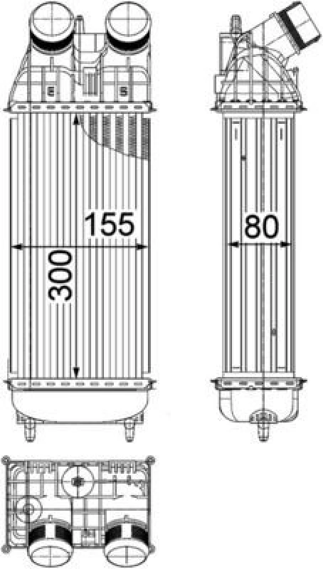 Image of Intercooler MAHLE CI 419 000P
