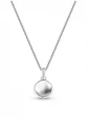 image of Simply Silver Sterling Silver 925 Polished Orb Necklace