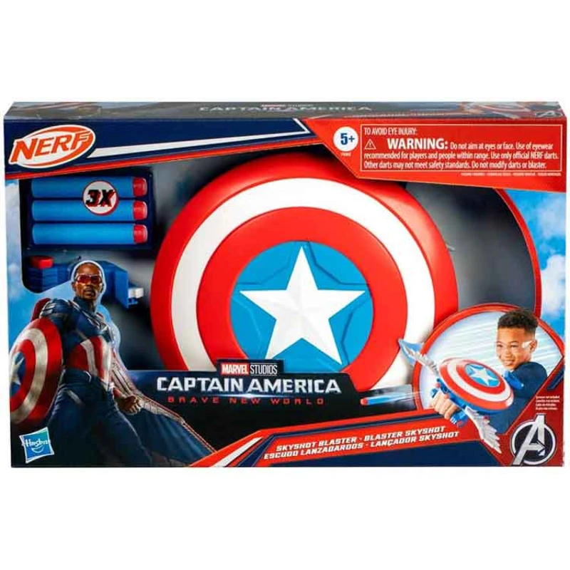 Image of Marvel Studios Captain America Brave New World Nerf Skyshot Blaster