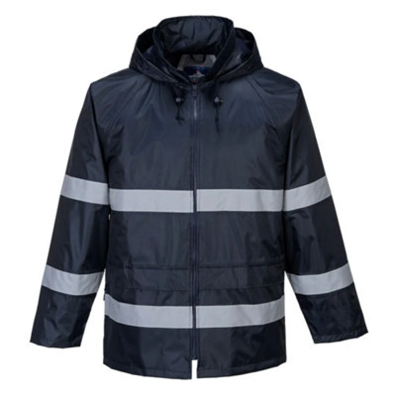 Image of Portwest Classic Iona Mens Rain Jacket F440NARXL Colour: Navy