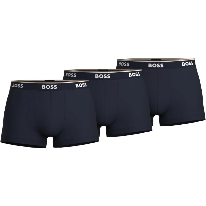 Image of Boss Trunk 3 Pack Navy 480 male X Large