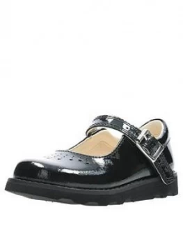 Image of Clarks Toddler Crown Jump Shoe - Black, Size 4 Younger