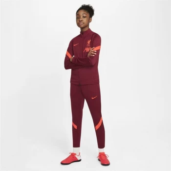 Image of Nike Liverpool Strike Tracksuit 2021 2022 Junior - Red