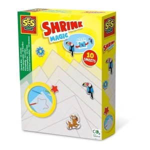 Image of SES CREATIVE Childrens Magic Shrink Film Set with 10 Sheets