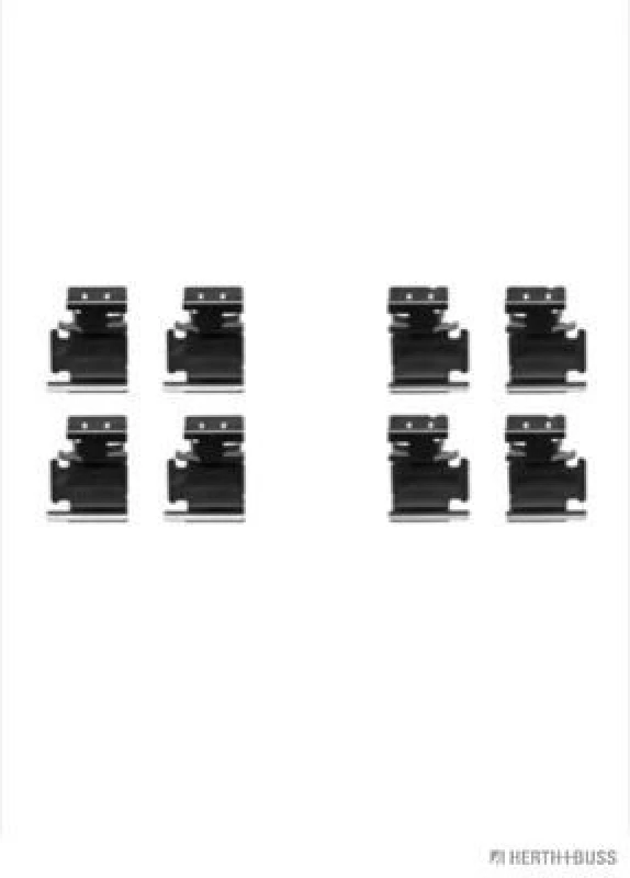 Image of Brake pad fitting kit HERTH+BUSS JAKOPARTS J3662029