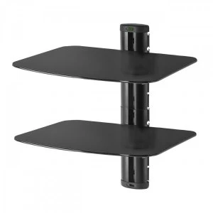 Image of ACCSH300 Dual AV Wall Shelf with Tempered Glass Shelves