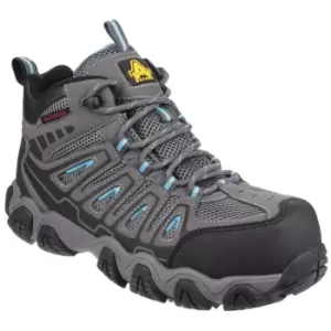 image of AS802 Ladies Safety Boots Grey Size 3