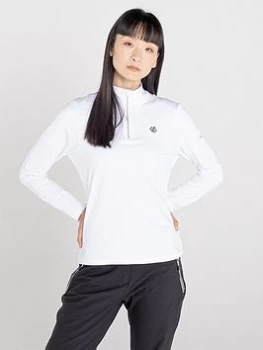 Image of Dare 2b Lowline II Overhead Core Stretch Long Sleeve Top - White, Size 14, Women